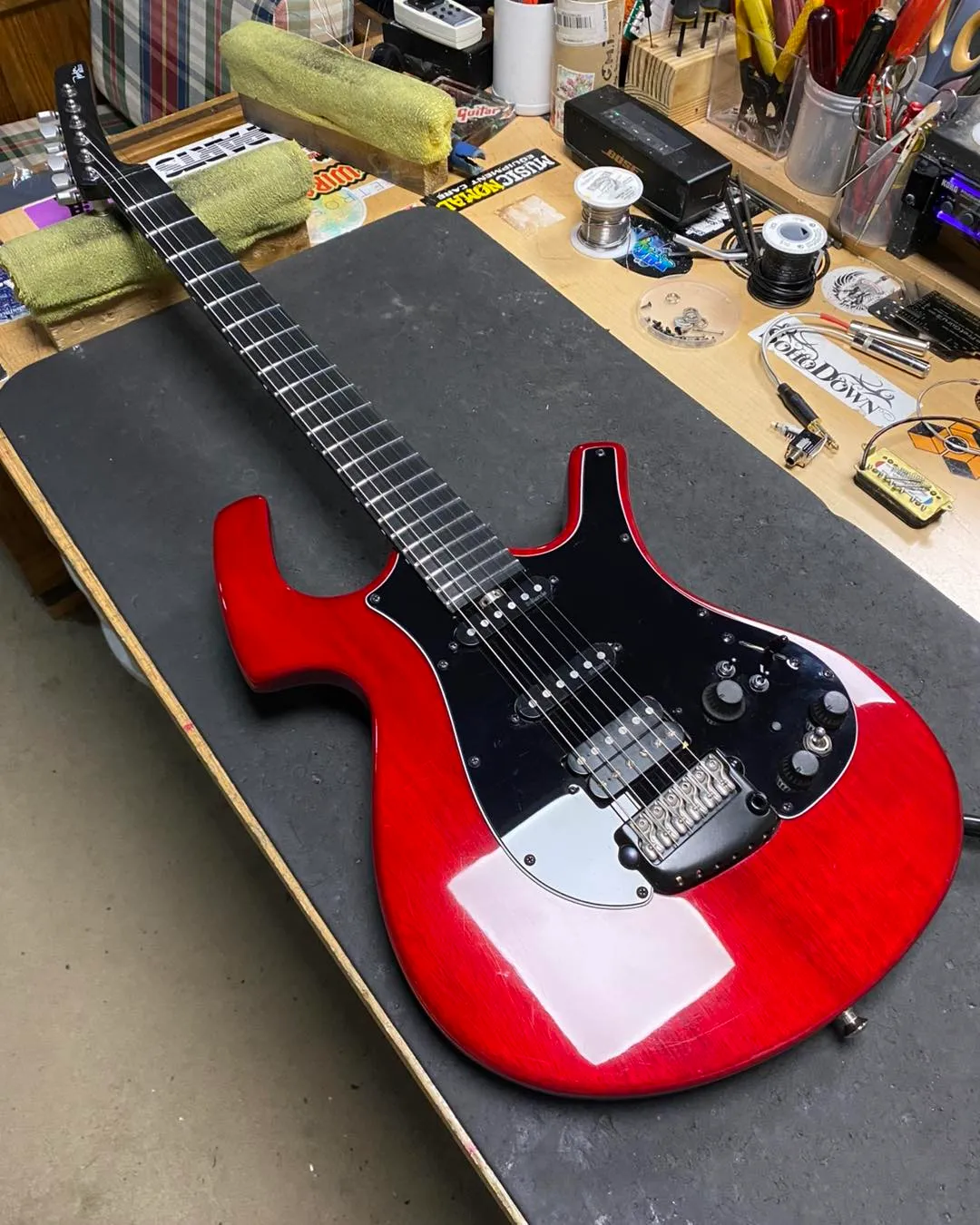 Swapping pickups on a Parker Fly guitar