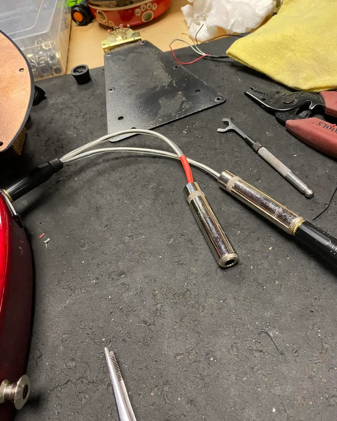 Swapping pickups on a Parker Fly guitar