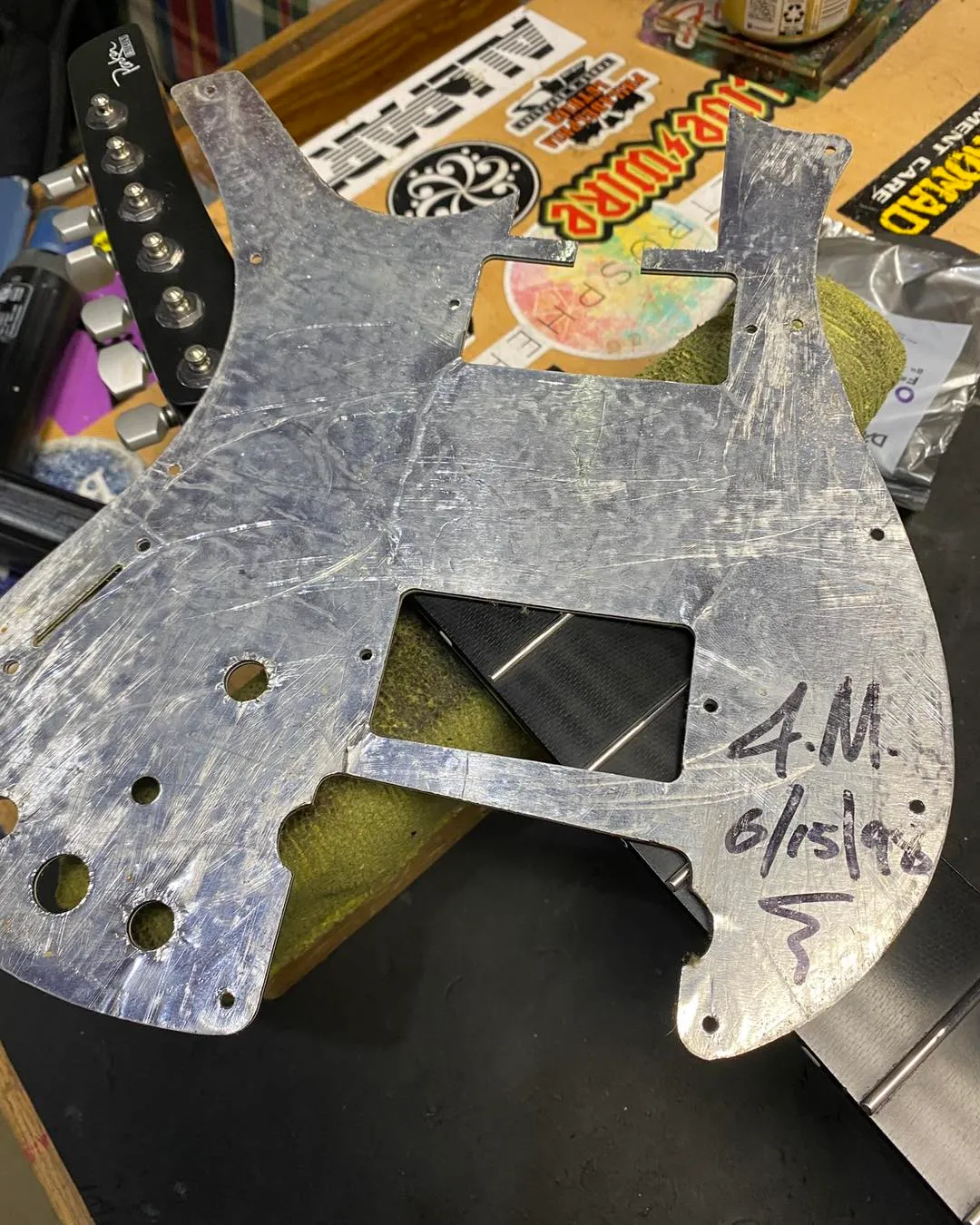 Swapping pickups on a Parker Fly guitar