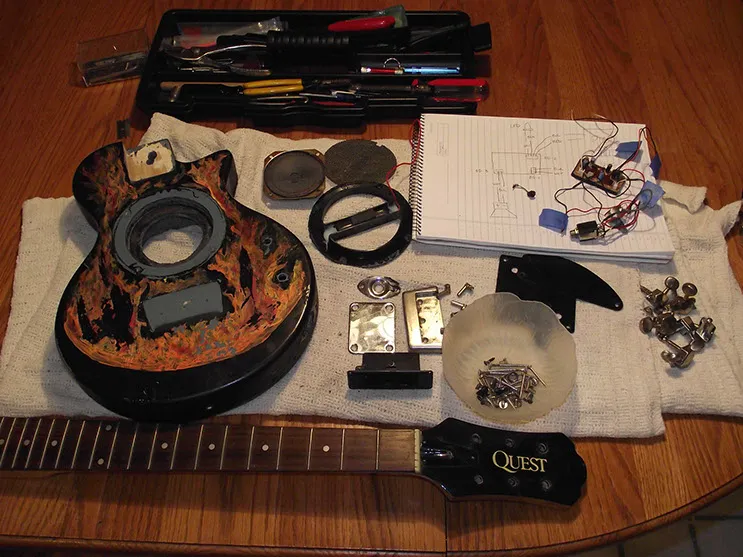 Restoring a Travel Guitar