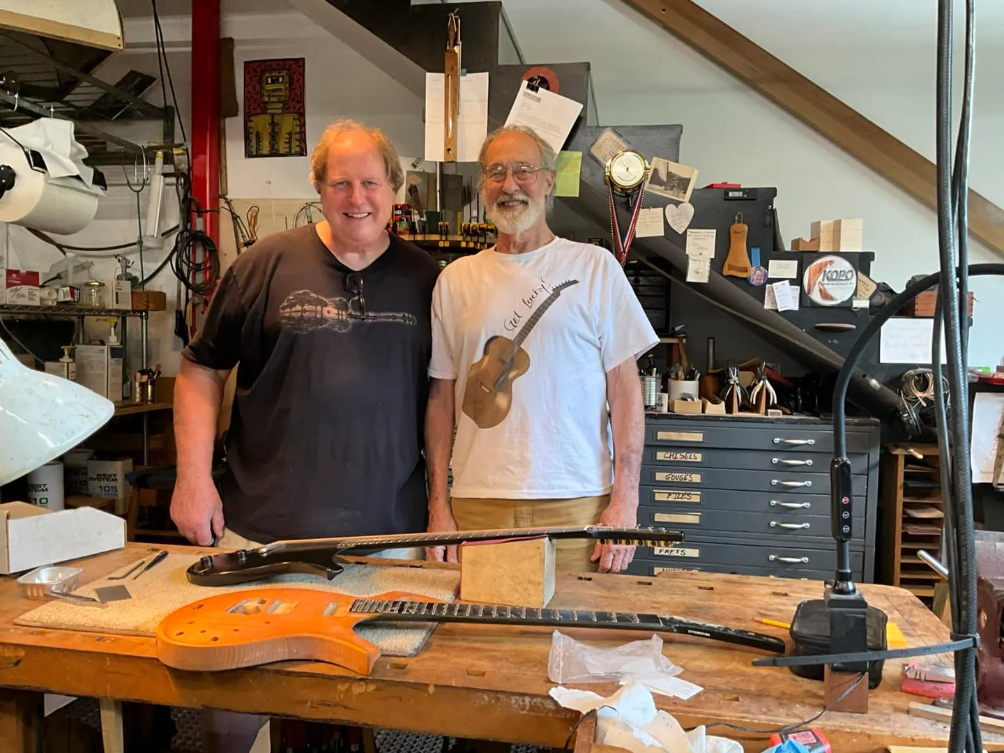 Chris' Visit to Ken Parker's Shop in MA