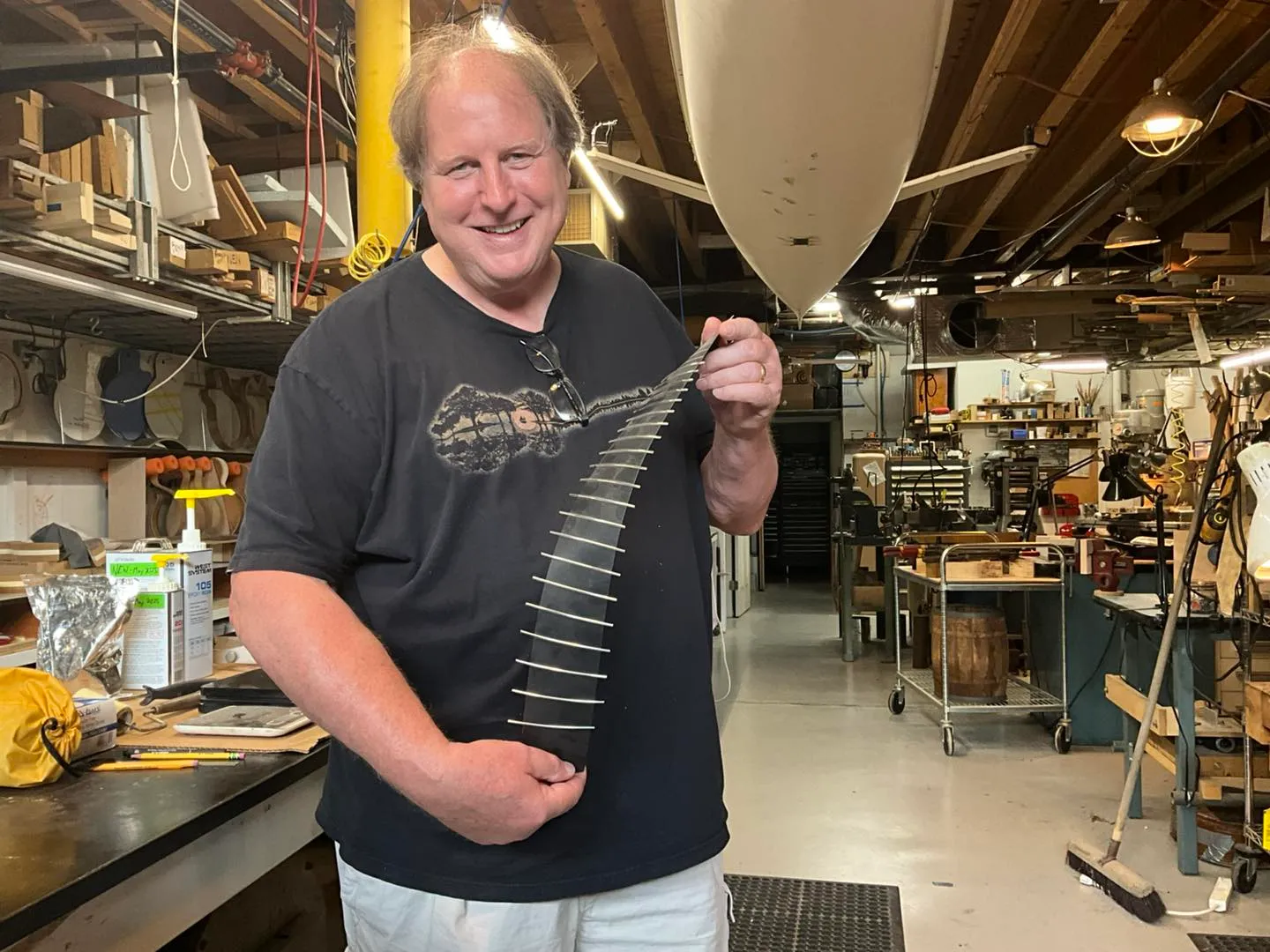 Chris' Visit to Ken Parker's Shop in MA